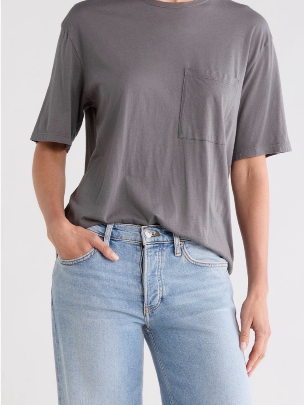 TWP Supima Cotton Oversized T-shirt - L